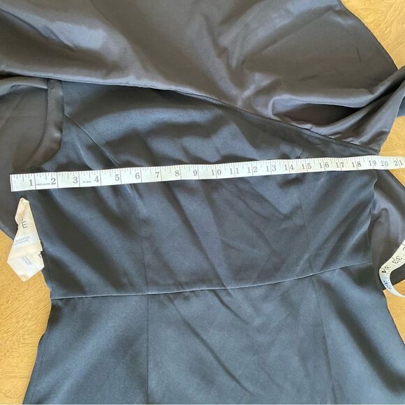 Fame AND Partners One Shoulder Ruffle Mini Dress Size 12 NWT - Picture 8 of 9